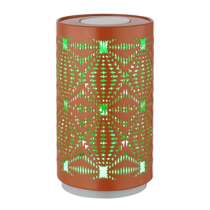 Globo - LED RGB Dodirna punjiva stona lampa LED/1W/5V 500 mAh bakarna