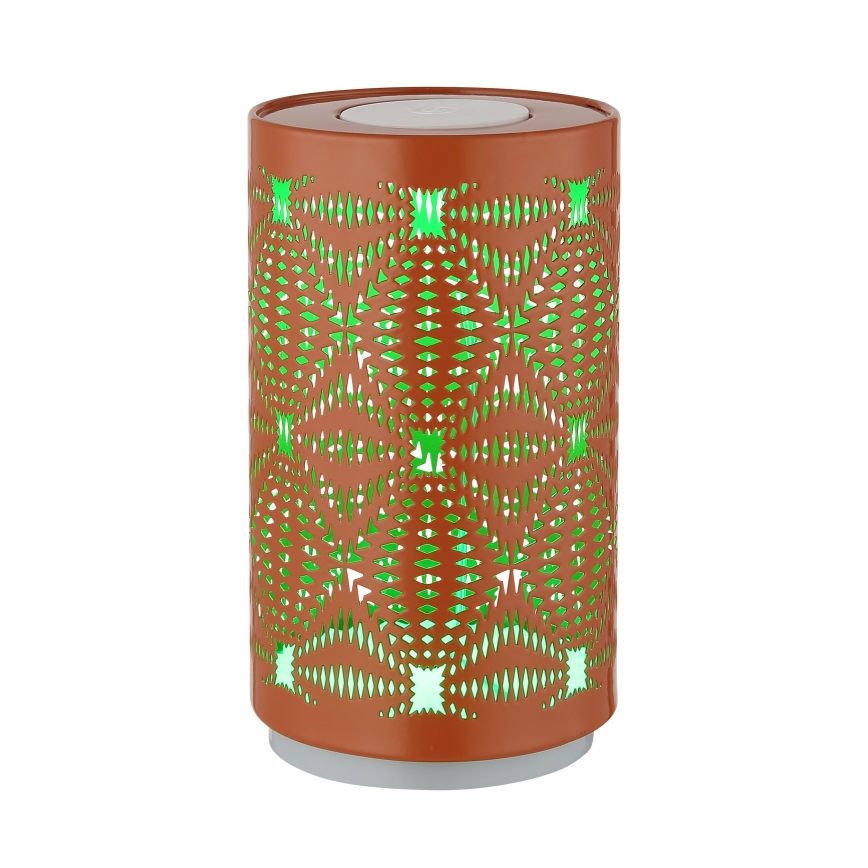 Globo - LED RGB Dodirna punjiva stona lampa LED/1W/5V 500 mAh bakarna