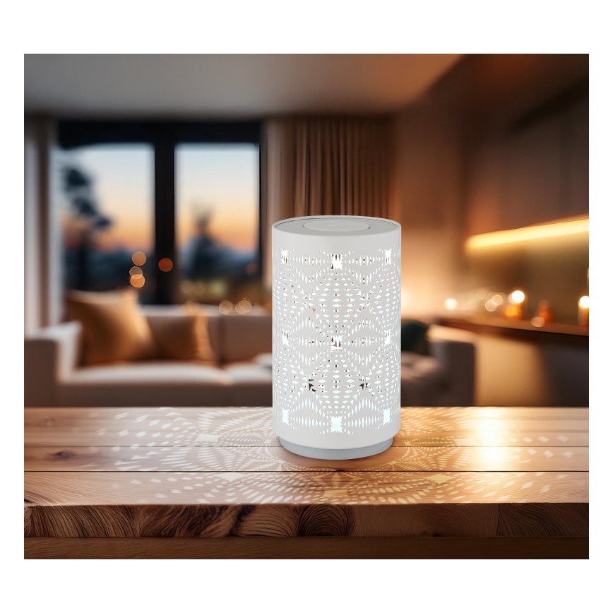 Globo - LED RGB dodirna punjiva stona lampa LED/1W/5V 500 mAh bela