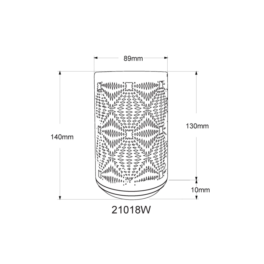 Globo - LED RGB dodirna punjiva stona lampa LED/1W/5V 500 mAh bela