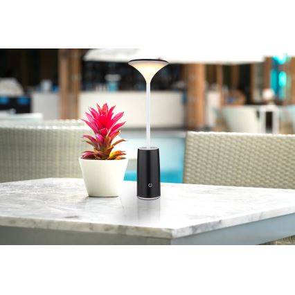 Globo - LED prigušiva punjiva dodirna stona lampa LED/1,2W/3,7V 3000K 1500mAh crna