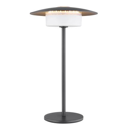 Globo - LED spoljašnja punjiva dodirna stona lampa LED/3W/3,7V 1800/2700/3000K IP44 1800 mAh siva