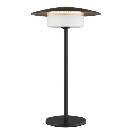 Globo - LED spoljašnja punjiva dodirna stona lampa LED/3W/3,7V 1800/2700/3000K IP44 1800 mAh crna