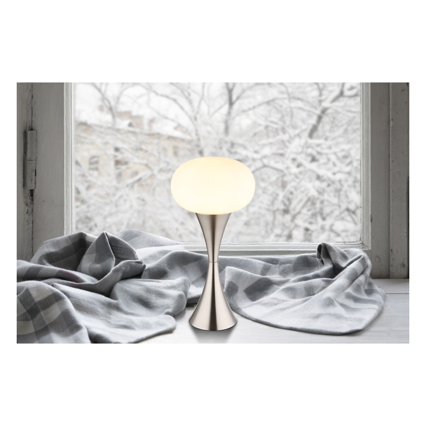 Globo - Stona lampa 1xE14/25W/230V matni hrom