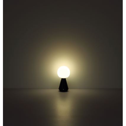 Globo - LED prigušiva na dodir, spoljašnja stolna lampa LED/1,5W/5V 3000/4500/6500K 1800 mAh IP41 crna