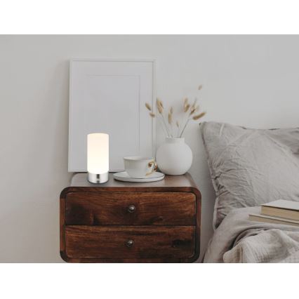 Globo - LED RGBW prigušiva dodirna spoljna stona lampa LED/1,8W/5V 1500 mAh IP44 mat hrom
