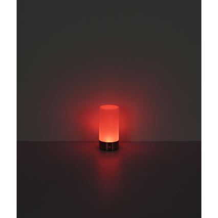 Globo - LED RGBW prigušiva dodirna spoljna stona lampa LED/1,8W/5V 1500 mAh IP44 mat hrom