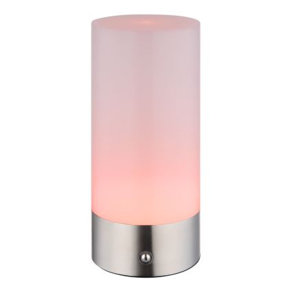 Globo - LED RGBW prigušiva dodirna spoljna stona lampa LED/1,8W/5V 1500 mAh IP44 mat hrom