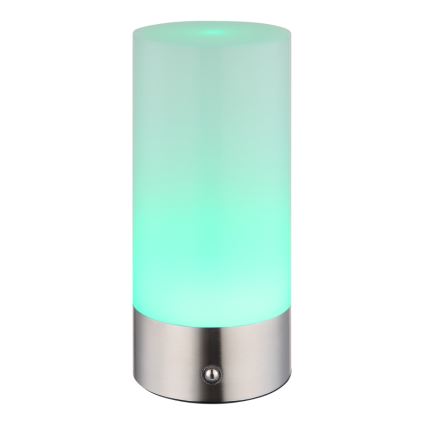 Globo - LED RGBW prigušiva dodirna spoljna stona lampa LED/1,8W/5V 1500 mAh IP44 mat hrom