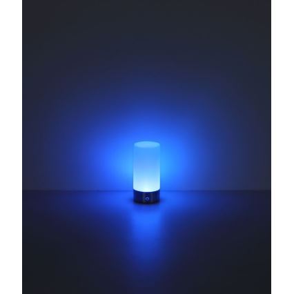 Globo - LED RGBW prigušiva dodirna spoljna stona lampa LED/1,8W/5V 1500 mAh crna