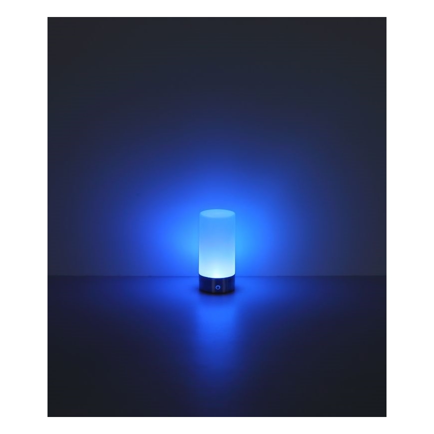 Globo - LED RGBW prigušiva dodirna spoljna stona lampa LED/1,8W/5V 1500 mAh crna