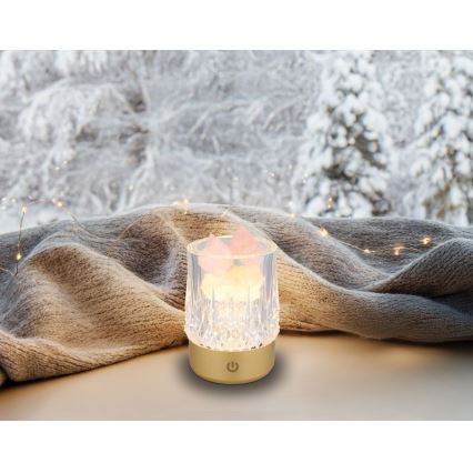Globo - LED prigušiva dodirna stona lampa LED/1W/5V 3000K 1200 mAh zlatna