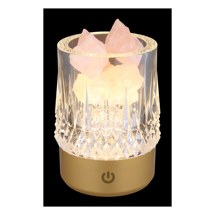 Globo - LED prigušiva dodirna stona lampa LED/1W/5V 3000K 1200 mAh zlatna