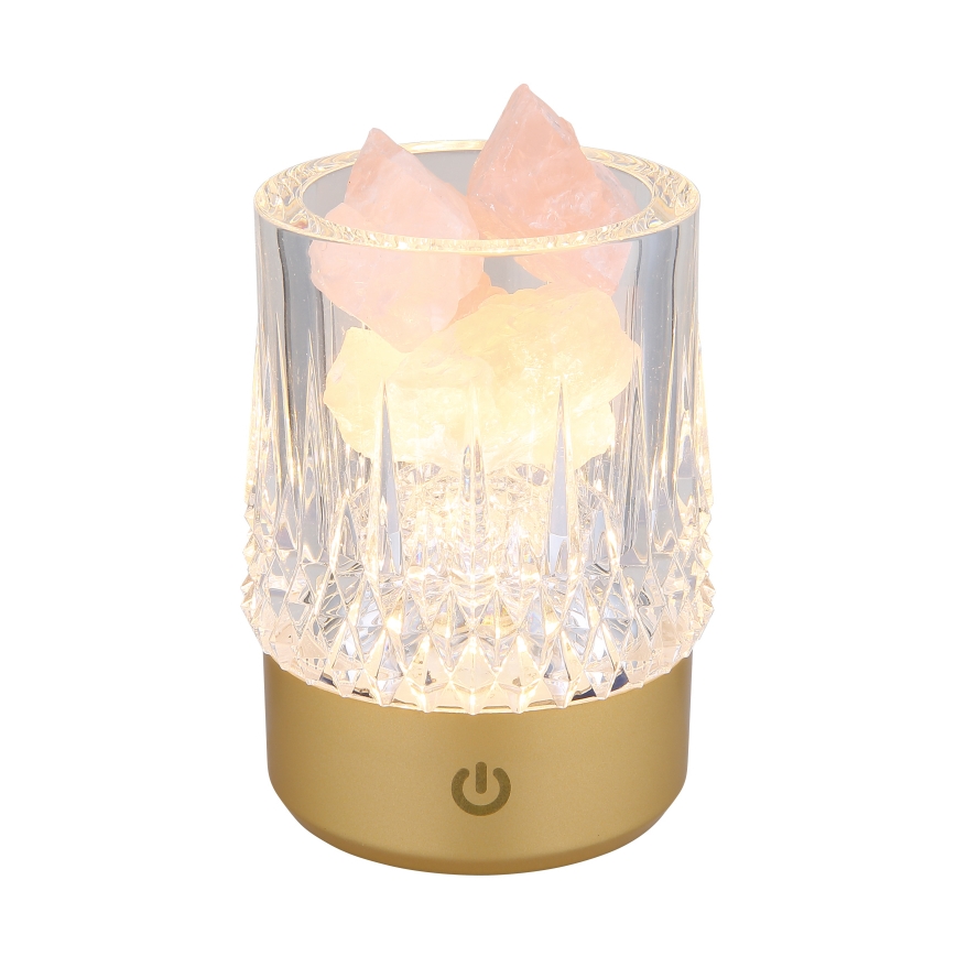 Globo - LED prigušiva dodirna stona lampa LED/1W/5V 3000K 1200 mAh zlatna