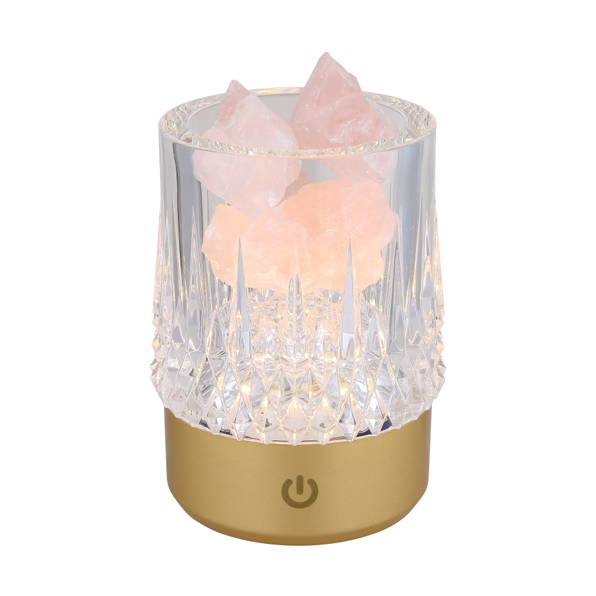 Globo - LED prigušiva dodirna stona lampa LED/1W/5V 3000K 1200 mAh zlatna