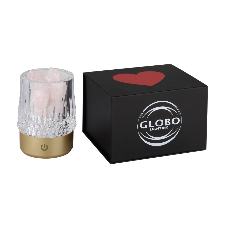 Globo - LED prigušiva dodirna stona lampa LED/1W/5V 3000K 1200 mAh zlatna