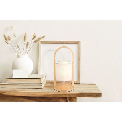 Globo - Stona lampa 1xE14/40W/230V bela