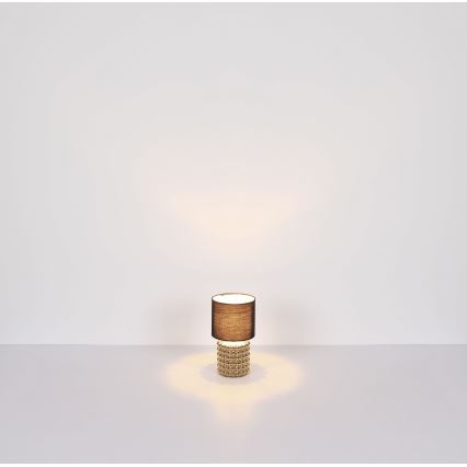 Globo - Stona lampa 1xE14/40W/230V crna/zlatna