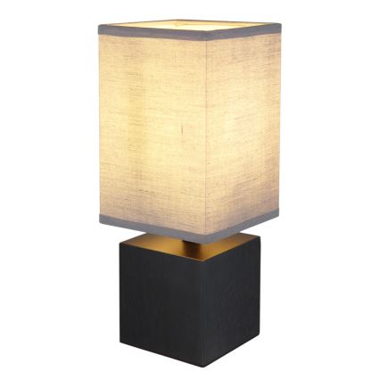 Globo 21628ALU - Stona lampa VALENTINO 1xE27/7W/230V crna/antracit
