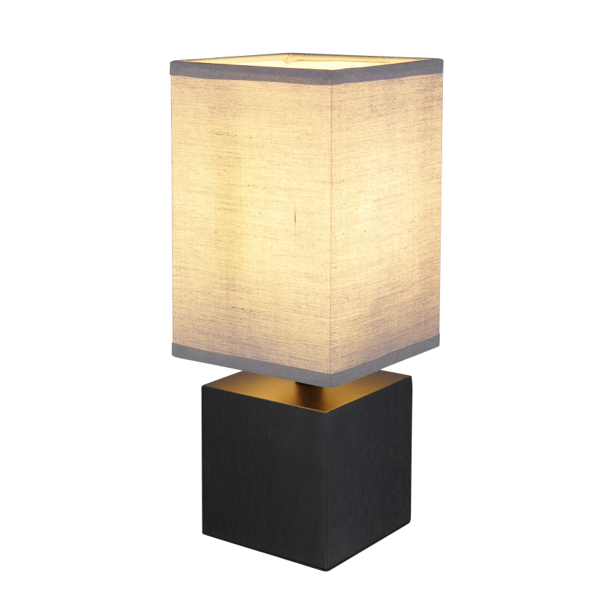 Globo 21628ALU - Stona lampa VALENTINO 1xE27/7W/230V crna/antracit