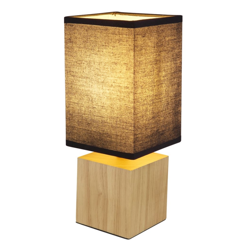 Globo - Stona lampa 1xE27/7W/230V crna/braon