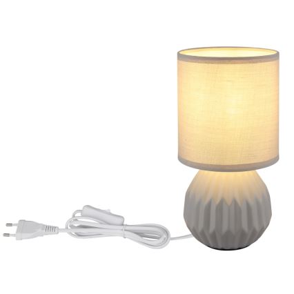 Globo - Stona lampa 1xE14/40W/230V siva