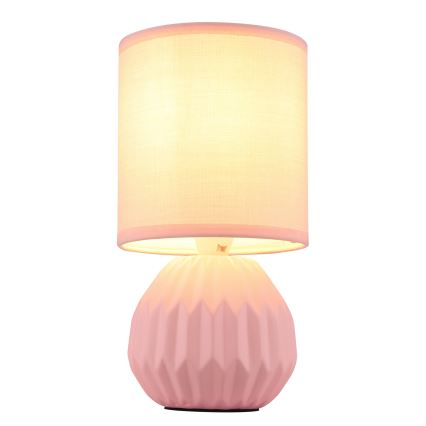 Globo - Stona lampa 1xE14/40W/230V ružičasta