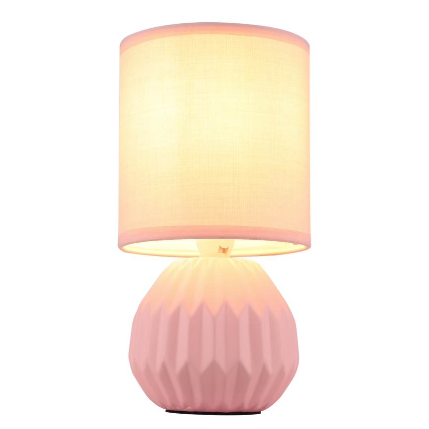 Globo - Stona lampa 1xE14/40W/230V ružičasta