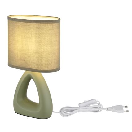 Globo - Stona lampa 1xE14/40W/230V zelena