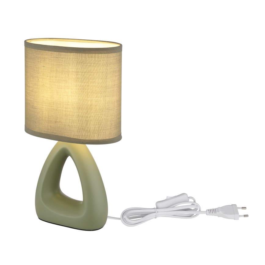 Globo - Stona lampa 1xE14/40W/230V zelena