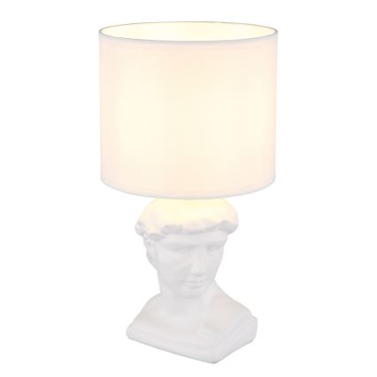 Globo - Stona lampa 1xE14/40W/230V bela