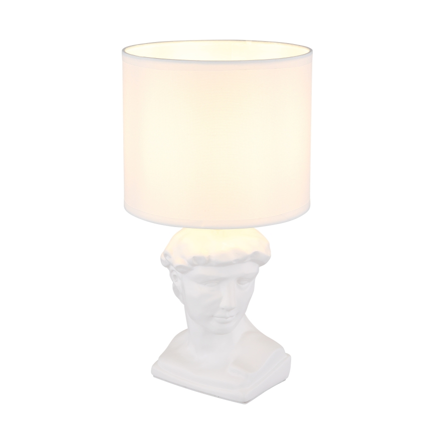 Globo - Stona lampa 1xE14/40W/230V bela
