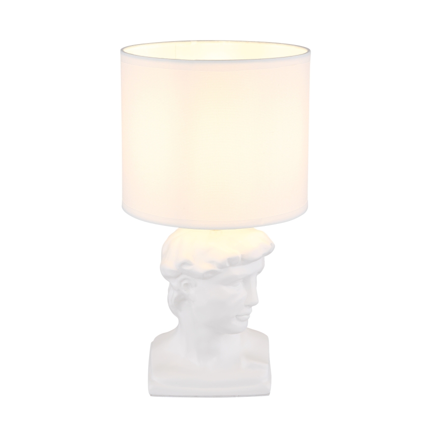 Globo - Stona lampa 1xE14/40W/230V bela