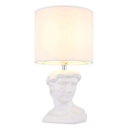 Globo - Stona lampa 1xE14/40W/230V bela