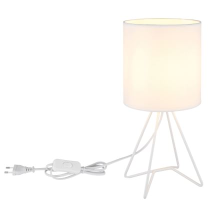 Globo - Stona lampa 1xE14/40W/230V bela