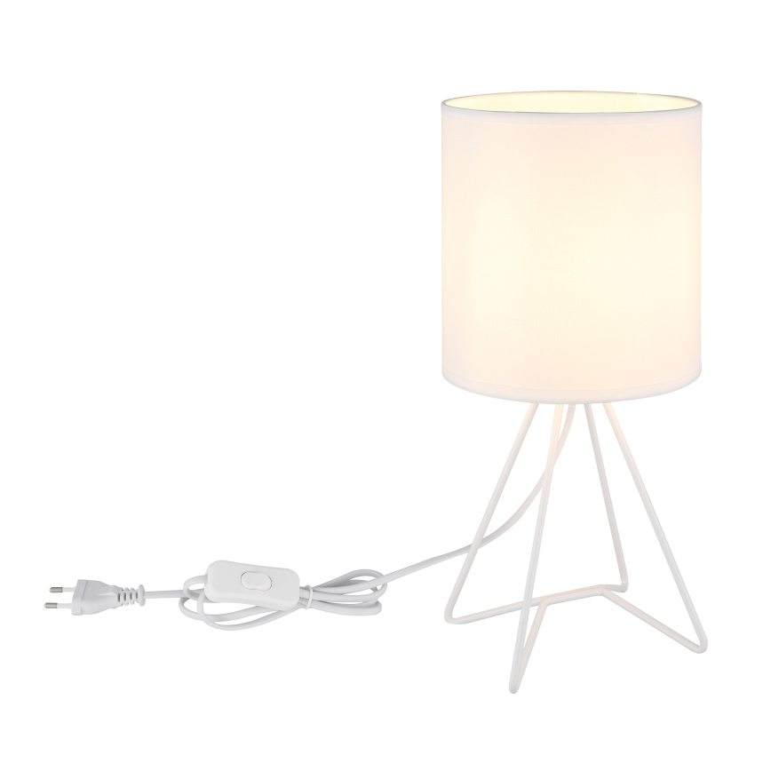 Globo - Stona lampa 1xE14/40W/230V bela