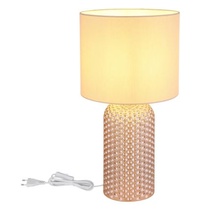 Globo - Stona lampa 1xE27/60W/230V bež