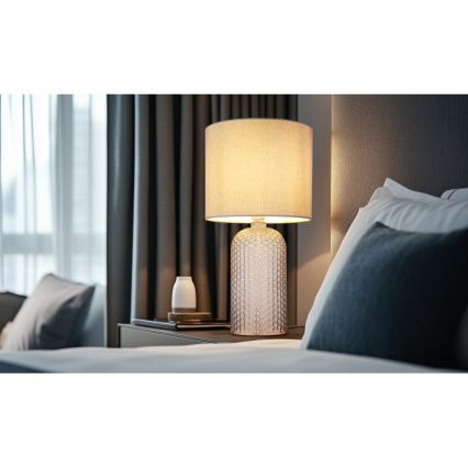 Globo - Stona lampa 1xE27/60W/230V siva