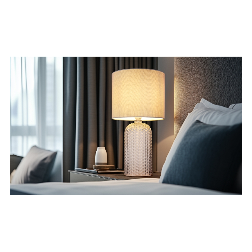 Globo - Stona lampa 1xE27/60W/230V siva