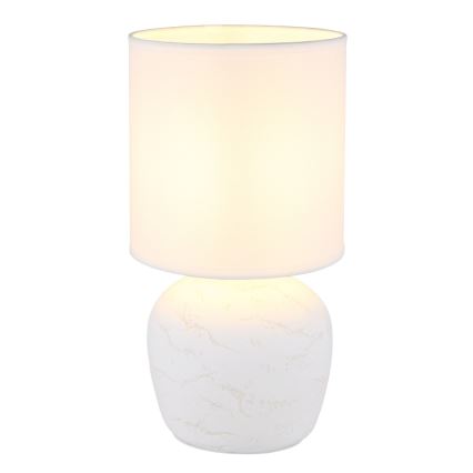 Globo - Stona lampa 1xE14/40W/230V bela