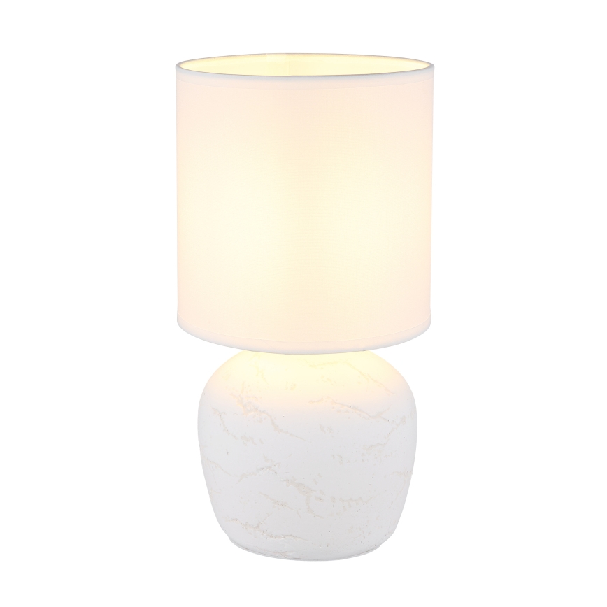 Globo - Stona lampa 1xE14/40W/230V bela