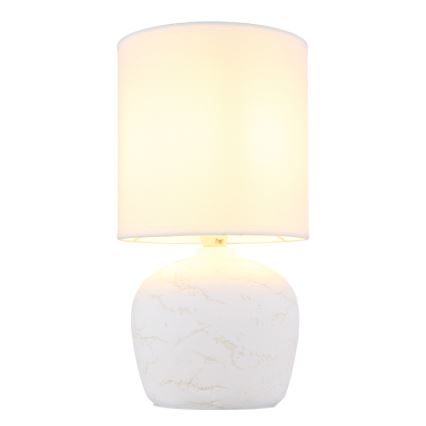 Globo - Stona lampa 1xE14/40W/230V bela