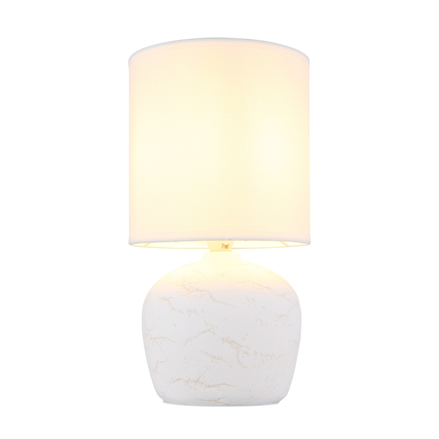 Globo - Stona lampa 1xE14/40W/230V bela