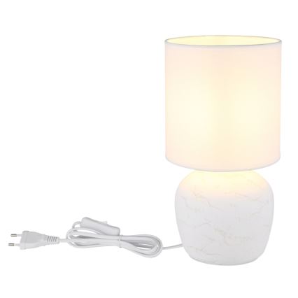 Globo - Stona lampa 1xE14/40W/230V bela