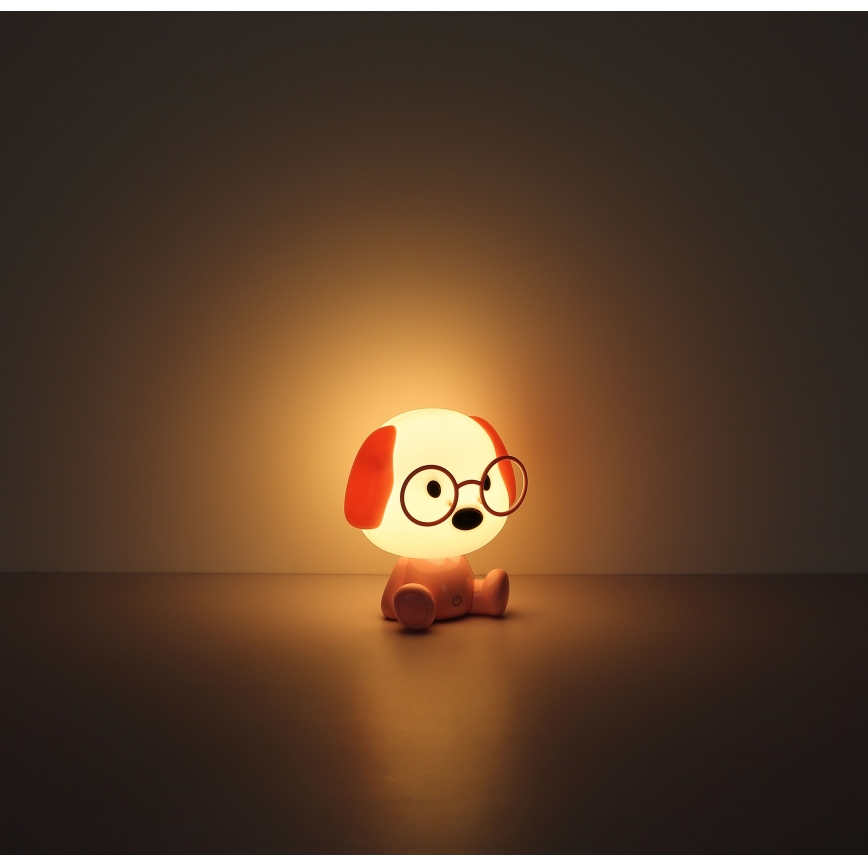Globo - LED prigušiva punjiva dečija noćna lampica LED/1W/5V 500 mAh ružičasta