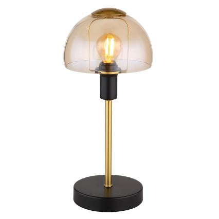Globo - Stona lampa na dodir 1xE14/25W/230V crna/zlatna