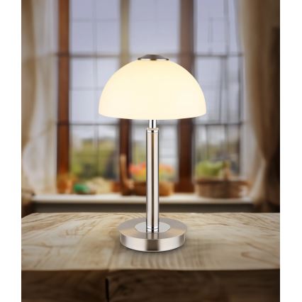 Globo - LED prigušiva stona lampa na dodir LED/7W/230V 3000K mat hrom