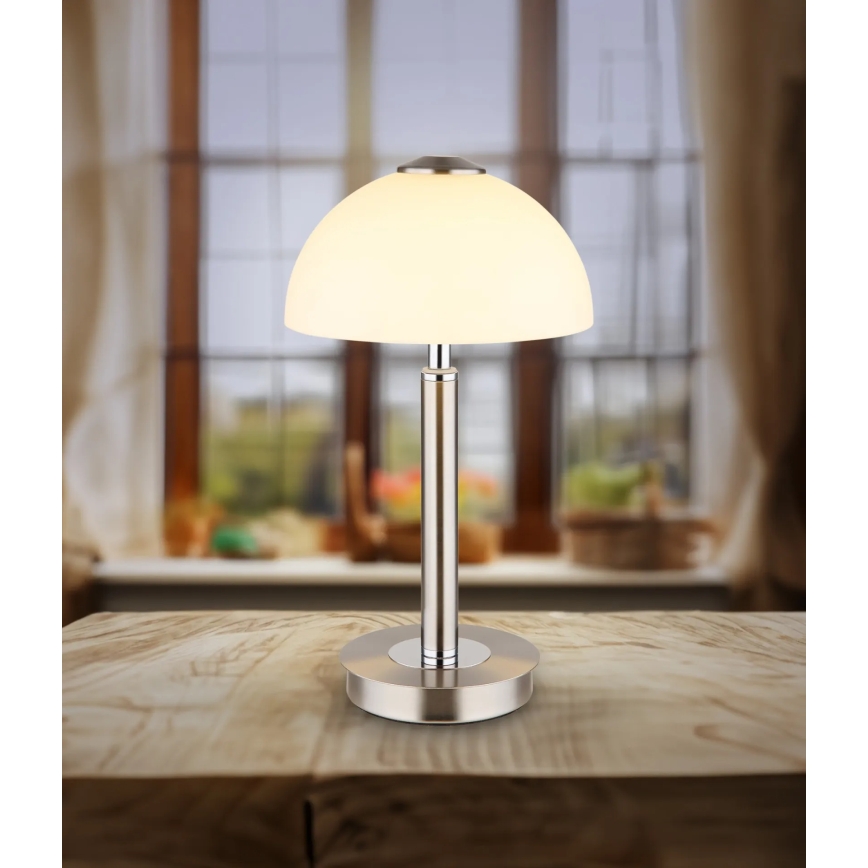 Globo - LED prigušiva stona lampa na dodir LED/7W/230V 3000K mat hrom