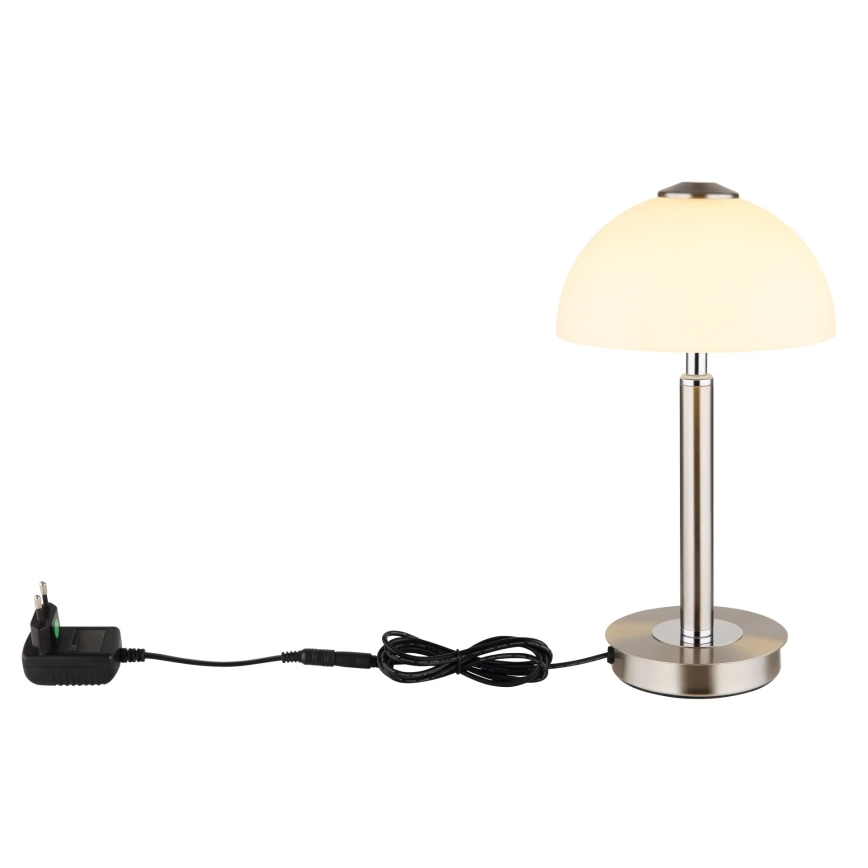 Globo - LED prigušiva stona lampa na dodir LED/7W/230V 3000K mat hrom
