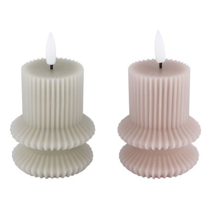 Globo - Komplet od 2 LED sveća LED/0,06W/3V 1xCR2032 210 mAh